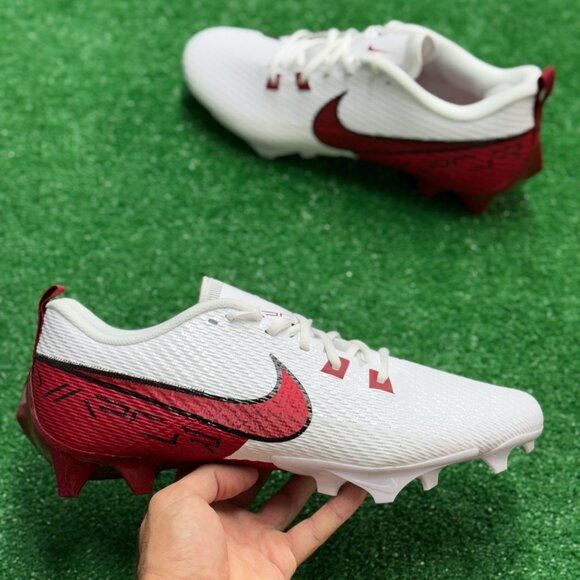 Nike Vapor Edge Speed 360 2 White Black Team Crimson Mens FQ4045-104 NEW Sz 14 - Picture 1 of 5